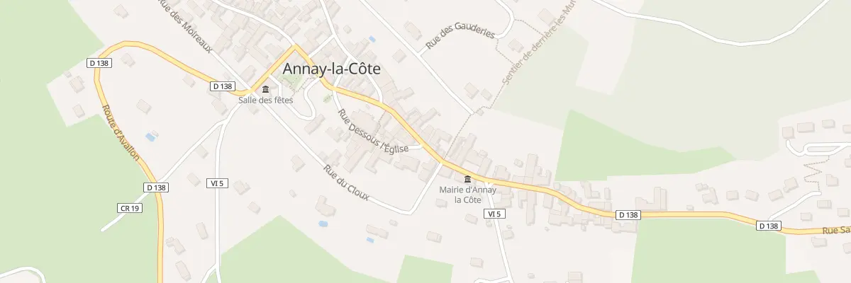 Plan du 7 Rue St Marcel à Annay-la-Côte