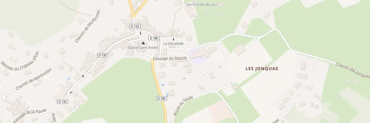 Plan du 8 Pas du Rascas à Monoblet