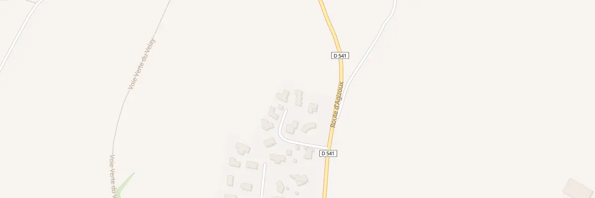 Plan du 5008 Agizoux à Solignac-sur-Loire