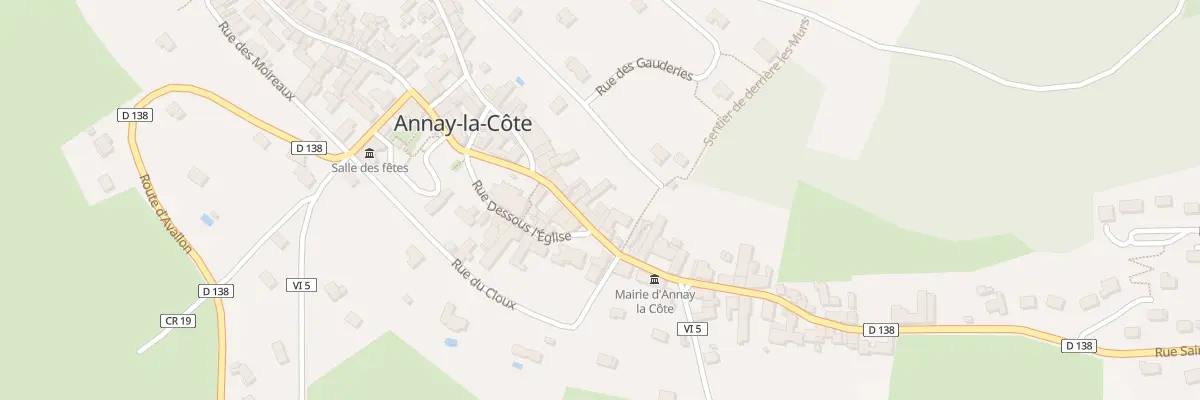 Plan du 5 Rue St Marcel à Annay-la-Côte