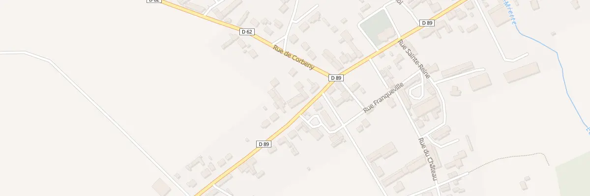 Plan du 1 Rue de Corbeny à Juvincourt-et-Damary
