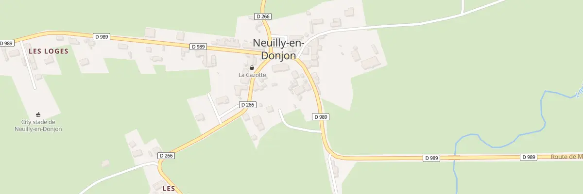 Plan du 4 Rte De Marcigny à Neuilly-en-Donjon