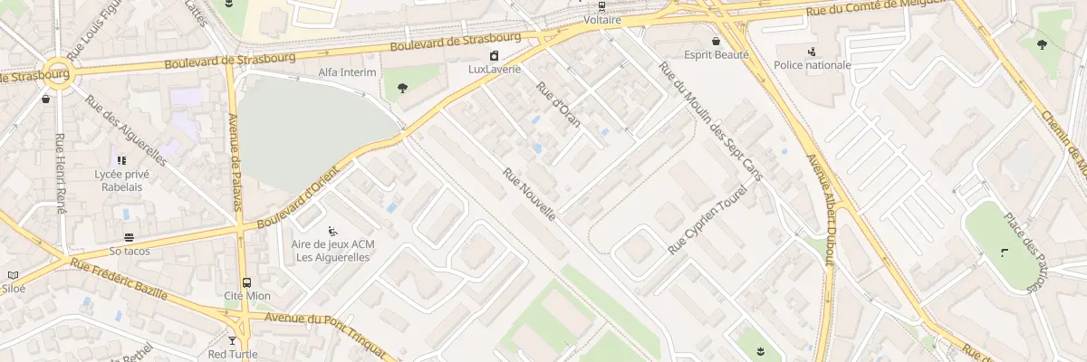 Plan du 131 Rue Nouvelle à Montpellier
