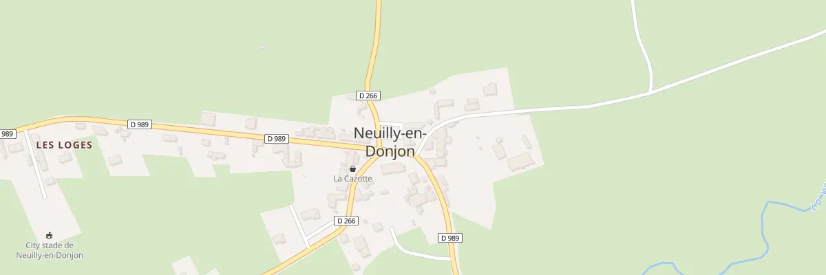 Plan du 3 Rue Georges Gallay à Neuilly-en-Donjon