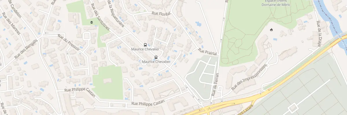Plan du 172 Rue de la Roqueturière à Montpellier