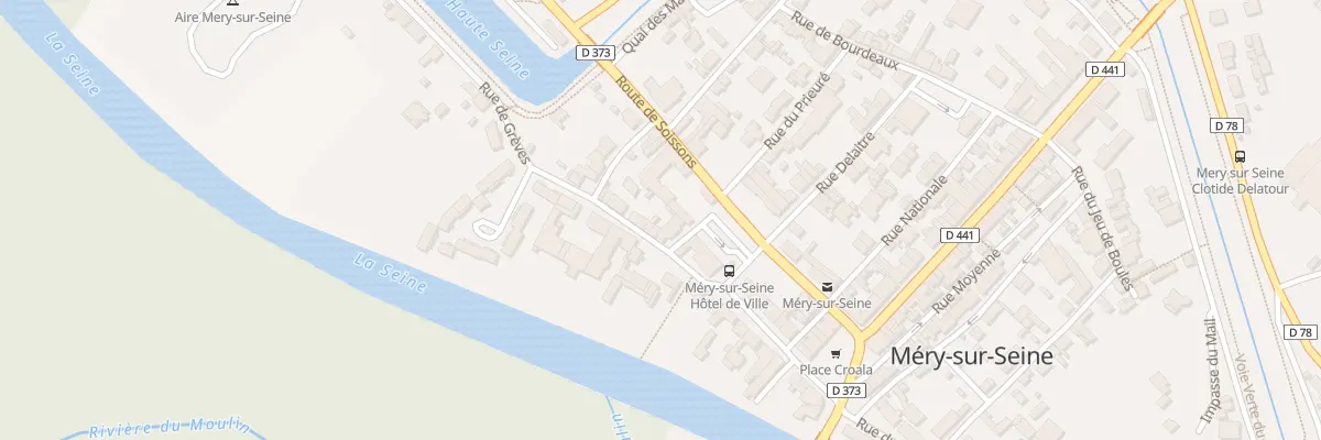 Plan du 20 Rue de Greves à Méry-sur-Seine