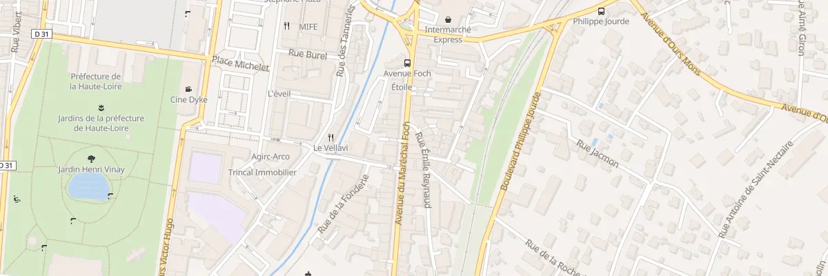 Plan du 19 Av Maréchal Foch au Puy-en-Velay