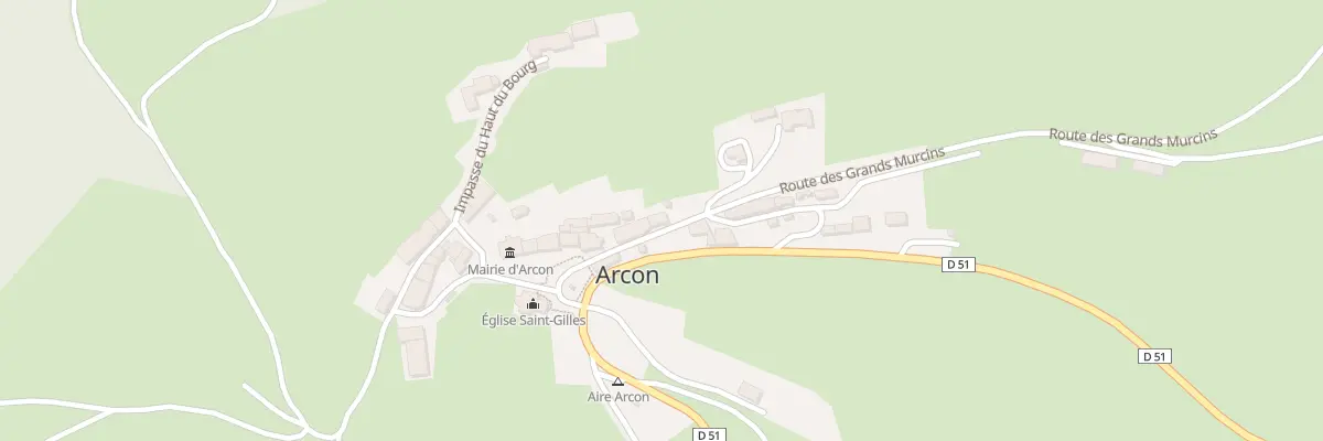Plan du 71 Rte des Grands Murcins à Arcon