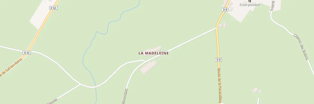 Plan du 5081 La Madeleine à Urbise
