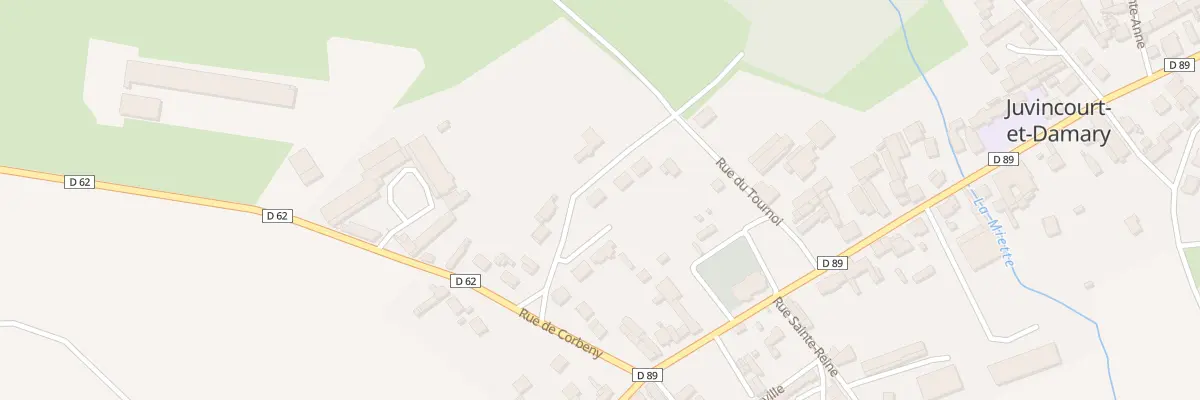 Plan du 6 Rue des Chasseurs à Juvincourt-et-Damary