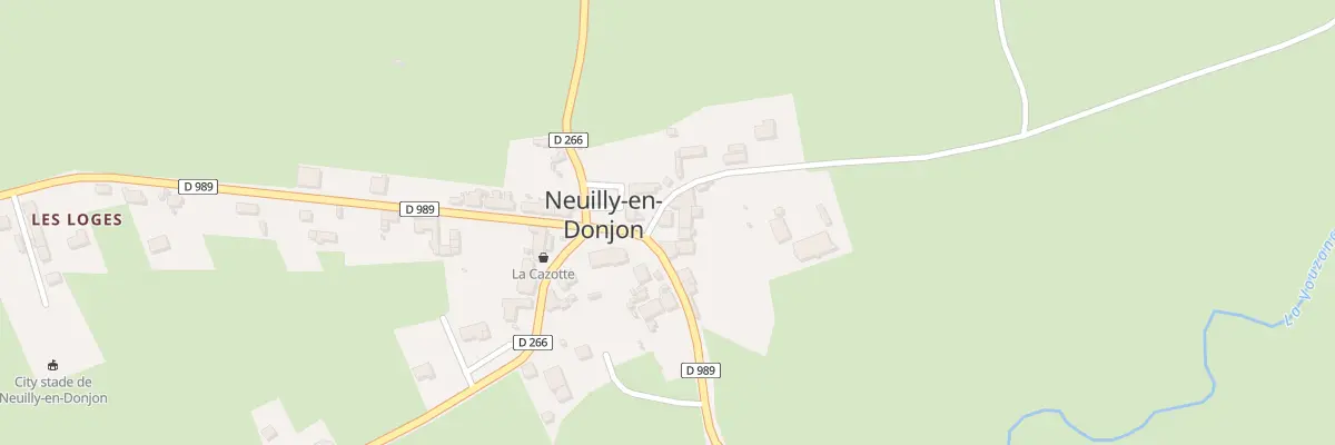 Plan du 6 Rue Georges Gallay à Neuilly-en-Donjon