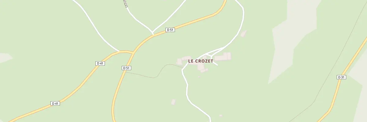 Plan du 288 Le Crozet à Arcon