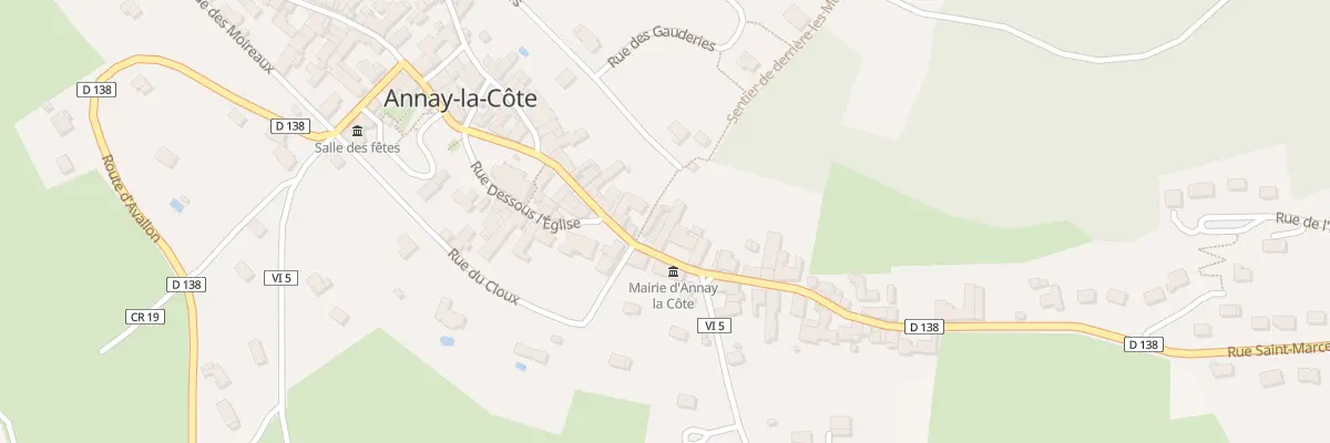 Plan du 11 Rue St Marcel à Annay-la-Côte