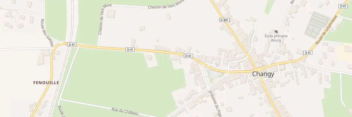 Plan du 66 Rte des Monts de la Madeleine à Changy