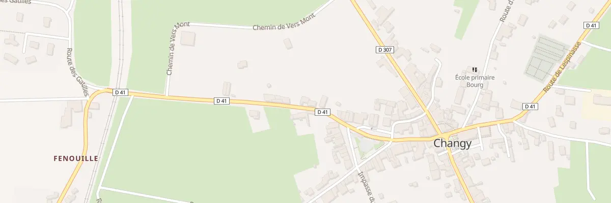 Plan du 58 Rte des Monts de la Madeleine à Changy