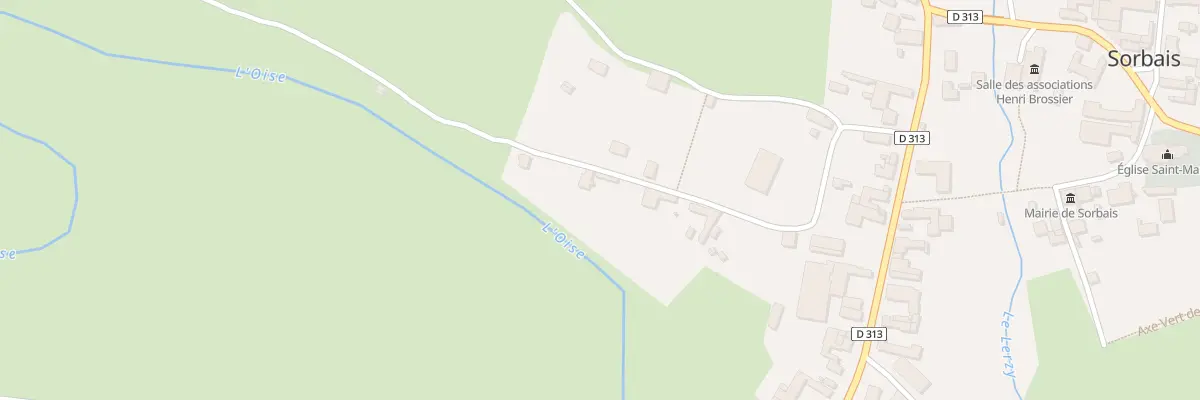 Plan du 9 Rue de la Louvière à Sorbais