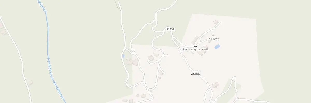 Plan du 1121A Le Bosquet à Saint-Jean-du-Gard