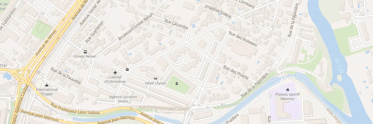 Plan du 101 Pl des Sitelles à Montpellier