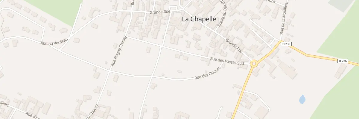 Plan du 14 Rue des Fosses Sud à Flogny-la-Chapelle