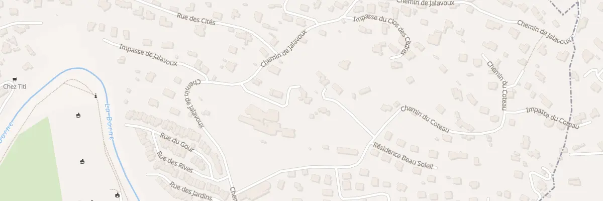 Plan du 8 Che de Jalavoux à Aiguilhe