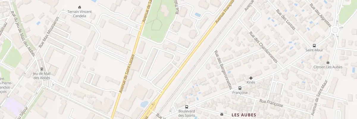 Plan du 61 Av François Delmas à Montpellier