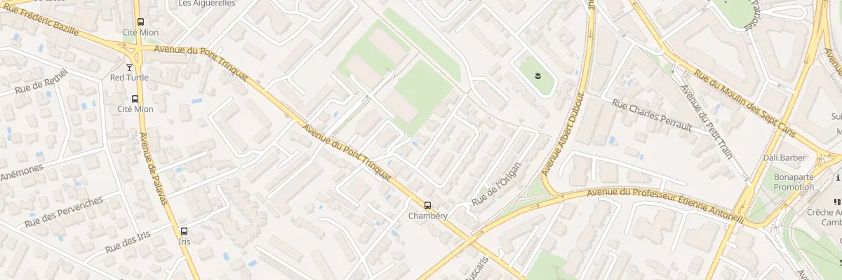 Plan du 3 Rue des Bégonias à Montpellier