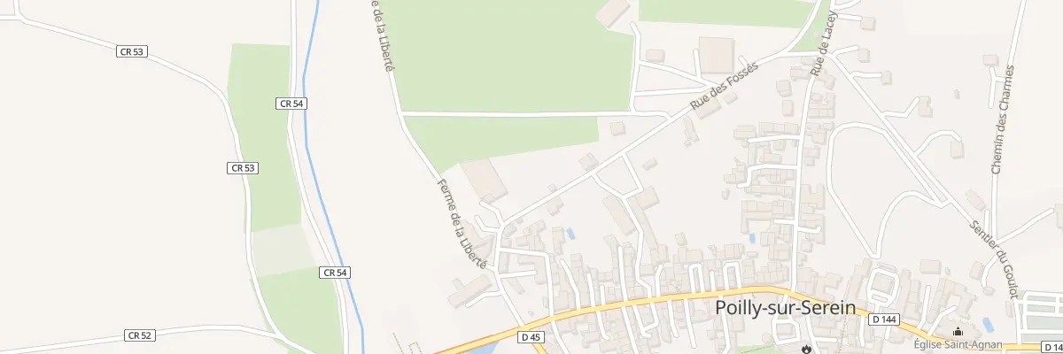 Plan du 5 Rue des Fossés à Poilly-sur-Serein