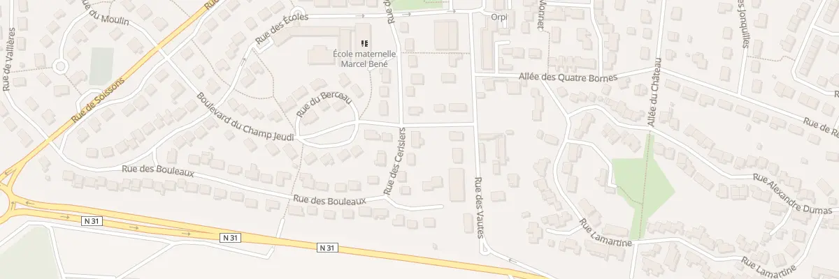 Plan du 13 Rue des Cerisiers à Muizon