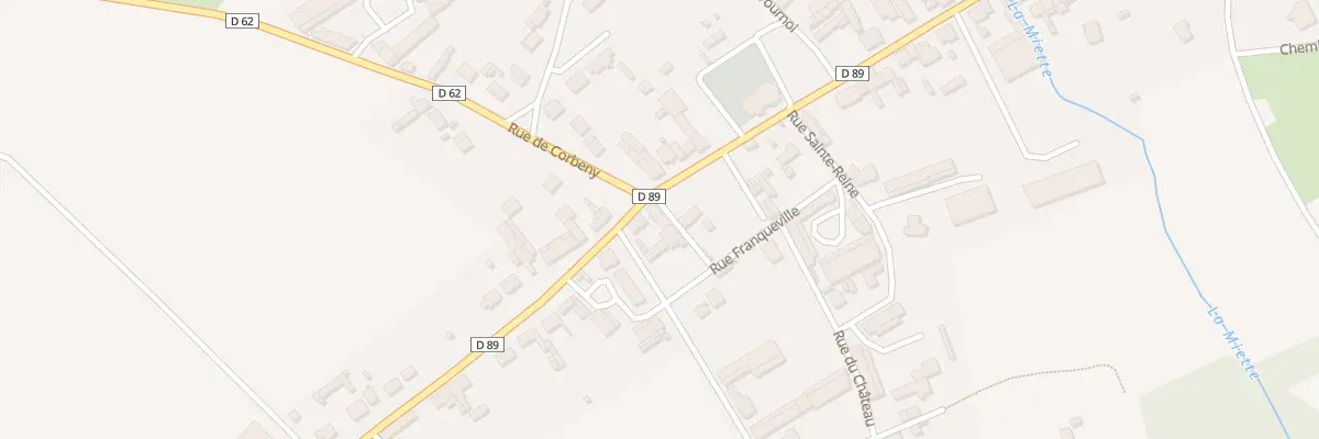 Plan du 1 Rue de la Ville aux Bois à Juvincourt-et-Damary