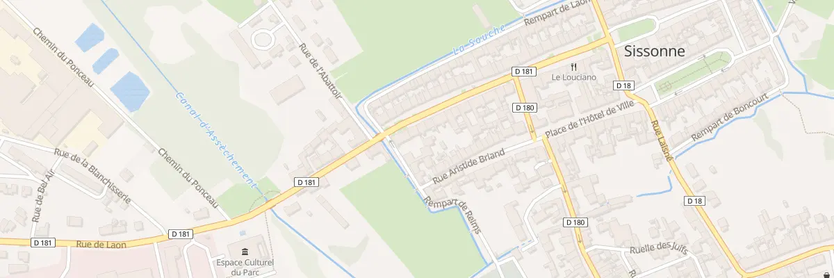 Plan du 27B Rue Mal de Lattre de Tassigny à Sissonne