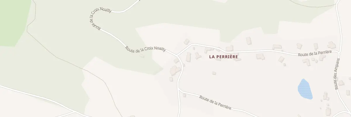 Plan du 5244 La Perriere à Ambierle