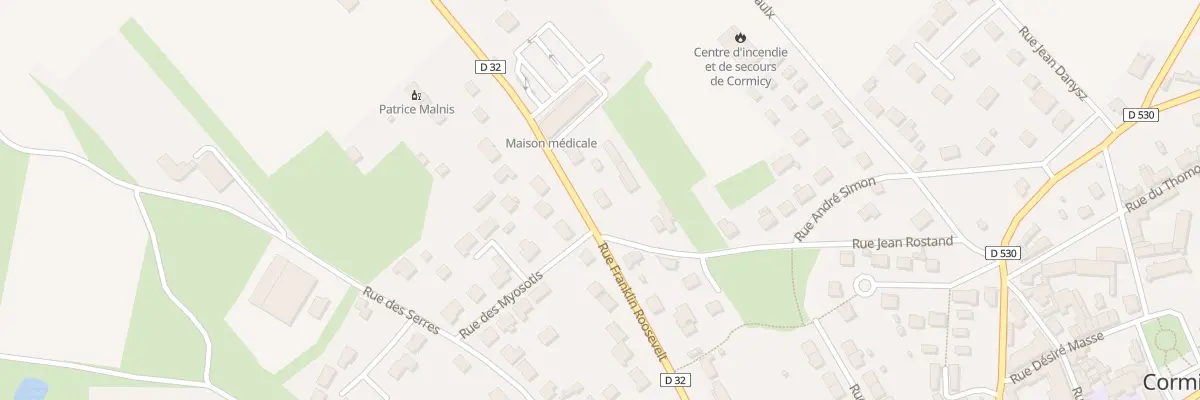 Plan du 26 Rue Franklin Roosevelt à Cormicy
