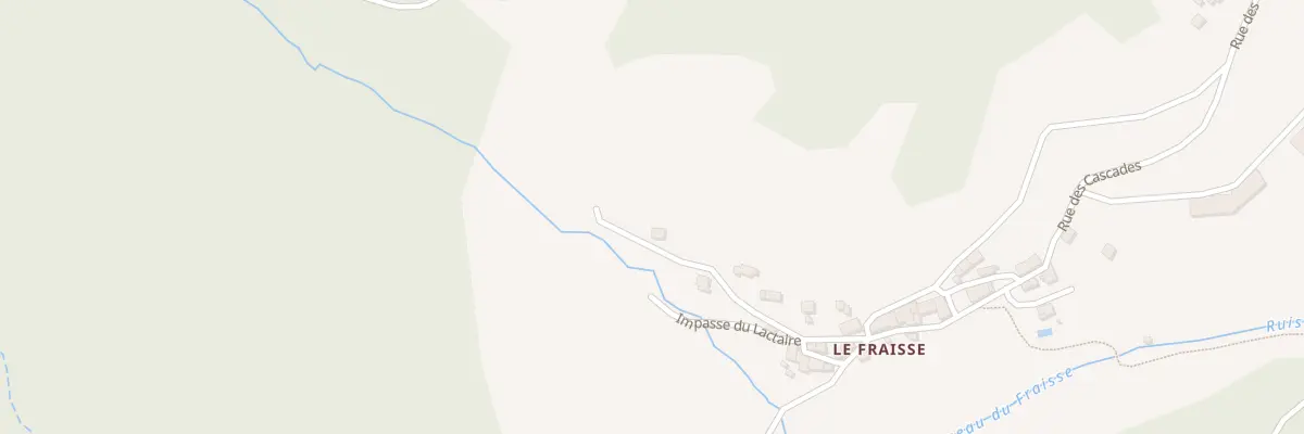 Plan du 5285 Le Fraisse à Luc