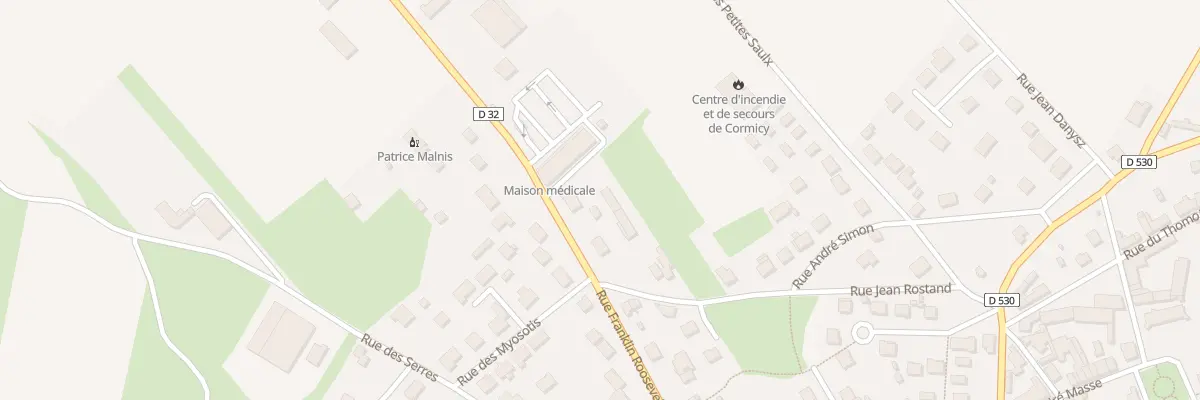 Plan du 16 Rue Jean Rostand à Cormicy