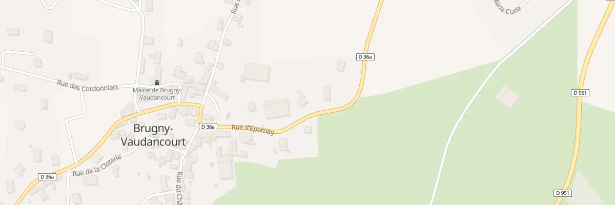 Plan du 3 Rue d’Epernay à Brugny-Vaudancourt