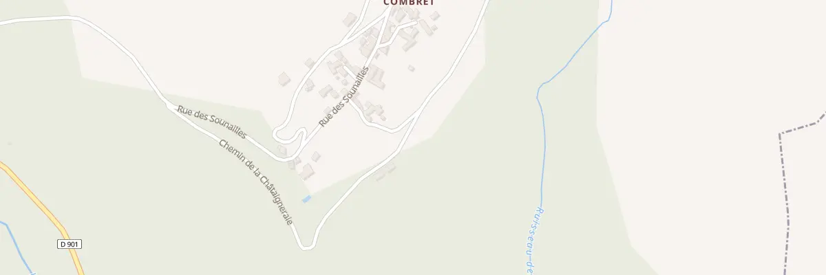 Plan du 5507 Combret à Altier