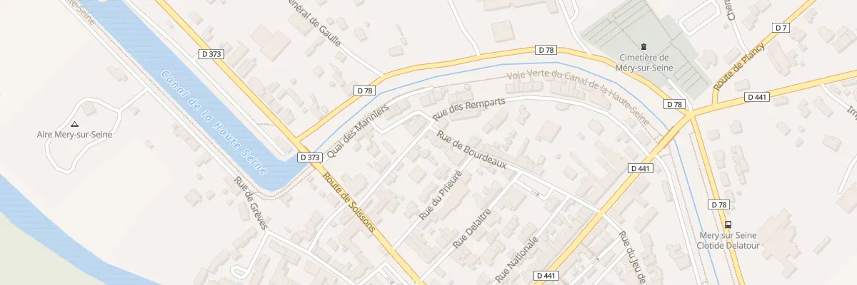 Plan du 12 Rue des Orfevres à Méry-sur-Seine