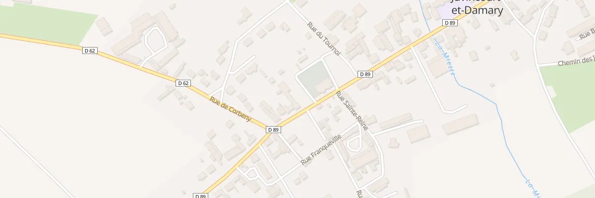 Plan du 20 Rue de Verdun à Juvincourt-et-Damary