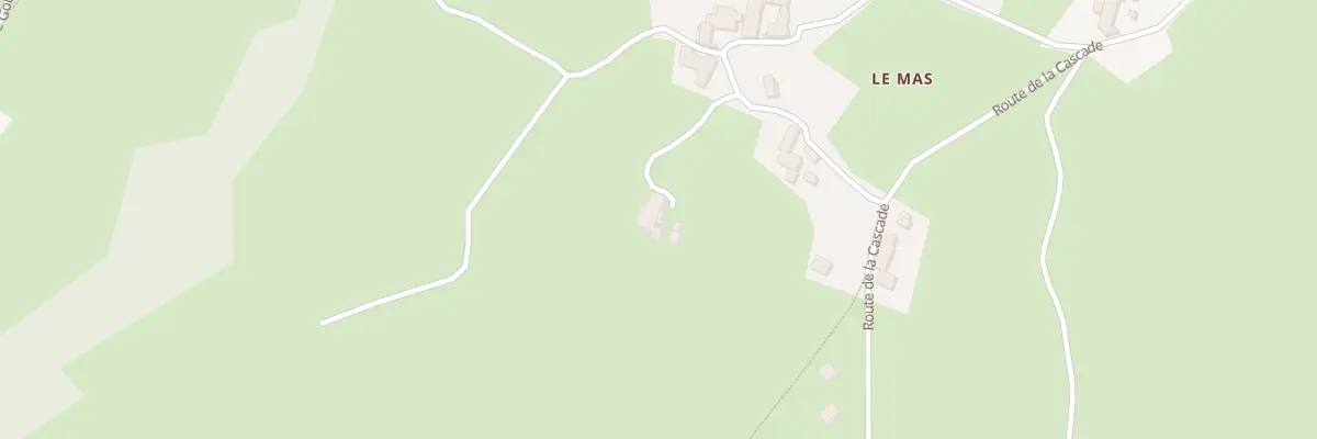 Plan du 330 Che du Mas à Sauvain