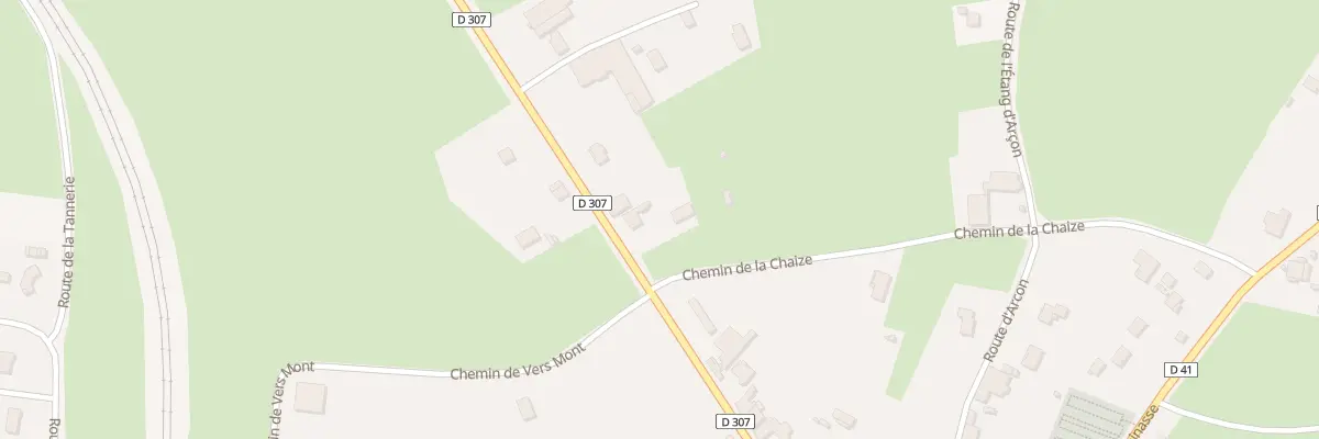 Plan du 38 Rte Bleue à Changy
