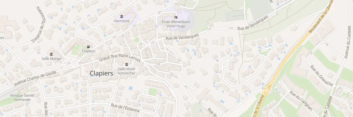 Plan du 17 Rue de la Poste à Clapiers