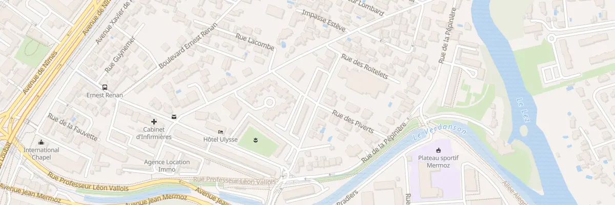Plan du 5 Rue des Roitelets à Montpellier