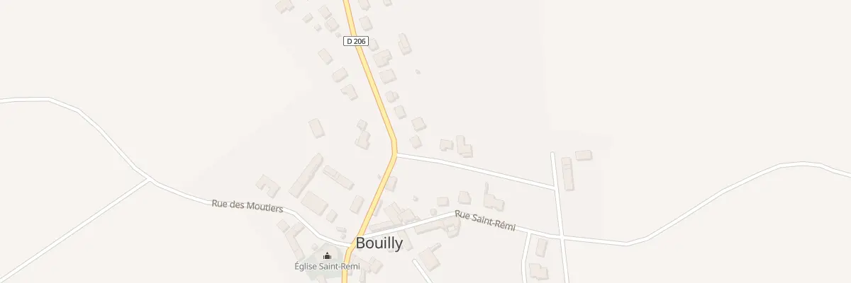 Plan du 6 Rue des Saules à Bouilly