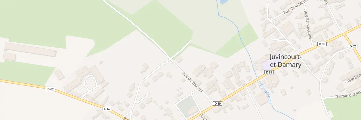 Plan du 8 Rue du Tournoi à Juvincourt-et-Damary