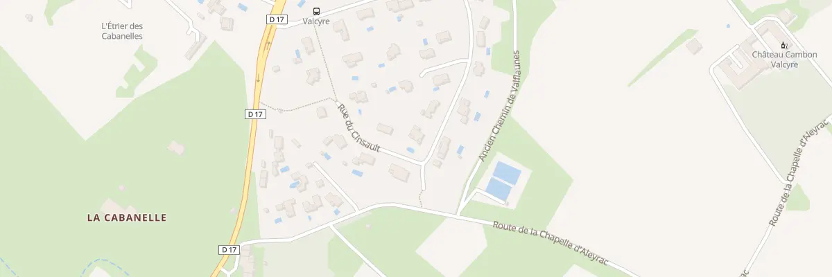 Plan du 8 Rue du Cinsault à Valflaunès