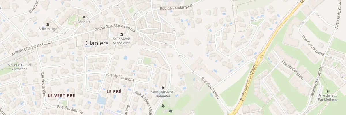 Plan du 20B Rue du Chateau à Clapiers