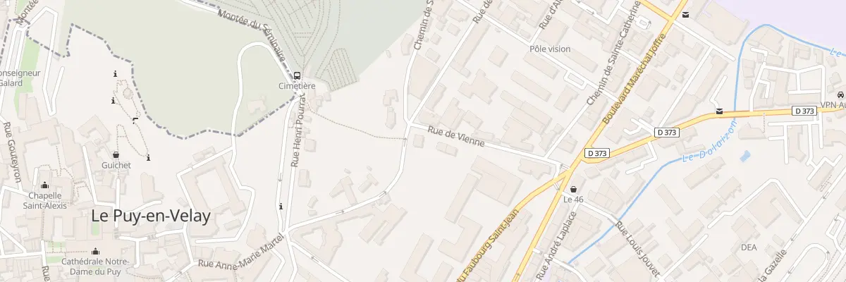 Plan du 20 Rue de Vienne au Puy-en-Velay