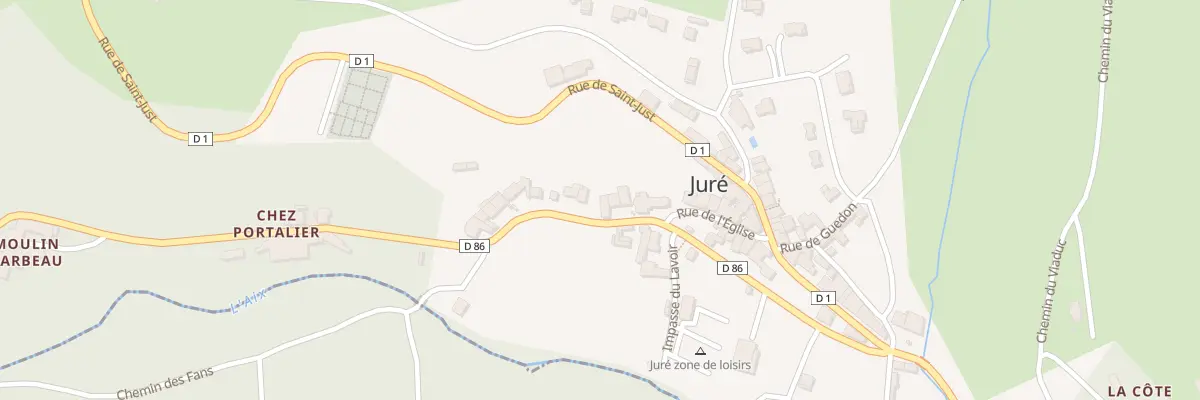 Plan du 260 Rue des Jonquilles à Juré