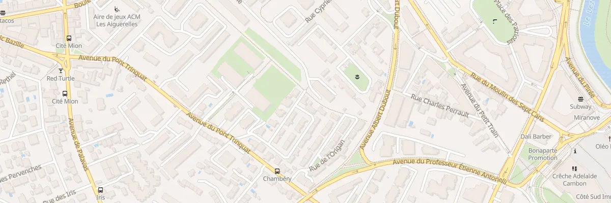 Plan du 10 Rue des Bégonias à Montpellier