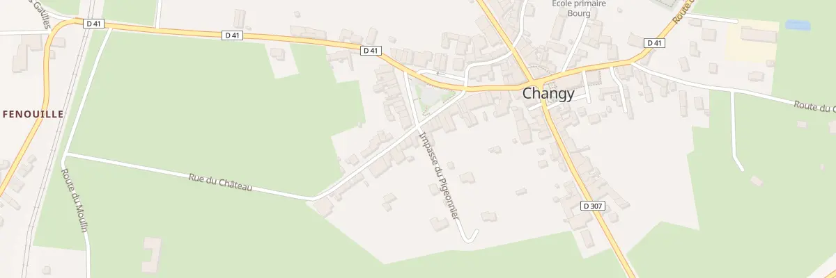 Plan du 3 Rue du Chateau à Changy